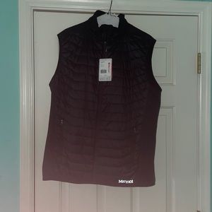 Marmot zip up vest BRAND NEW size L